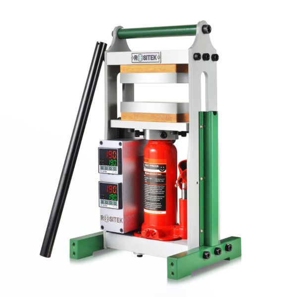 ROSITEK Hydraulic Rosin Press RNP4 ( Rositek Nug Presser ) - 4 Ton Bottle Jack, Dual 3x5 inch Heated Press Plates